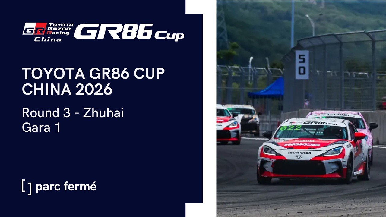 Toyota GR86 Cup China 2026 | Round 3: Zhuhai – Gara 1