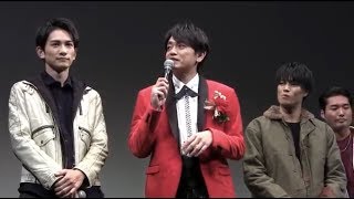 映画『jam』劇団EXILE勢揃い!横山田ヒロシ熱唱＆和太鼓披露!青柳翔/町田啓太/鈴木伸之/秋山真太郎/八木将康/小澤雄太/小野塚勇人/佐藤寛太/SABU監督/東京国際映画祭