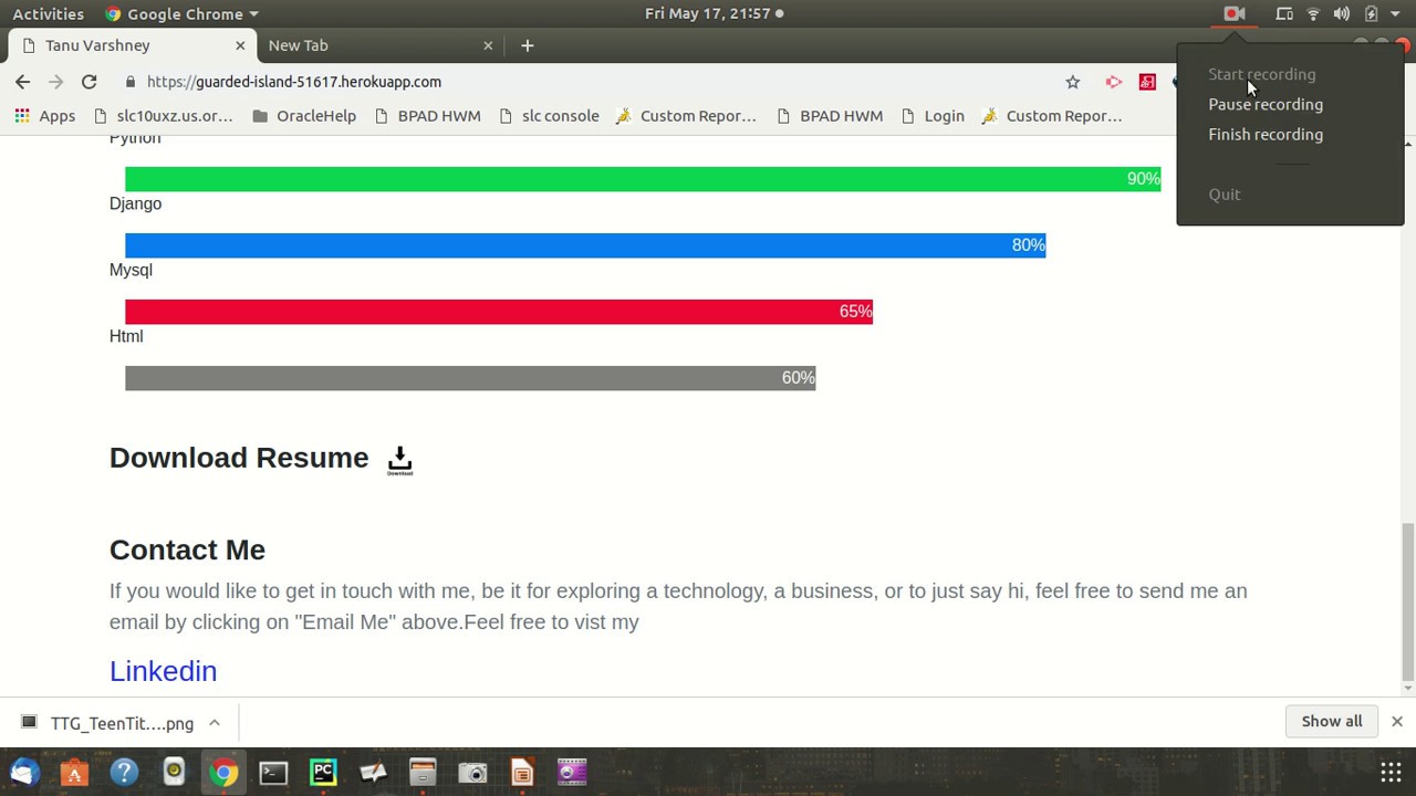 ONLINE RESUME PYTHON DJANGO PART-2 BRIEF OVERVIEW - YouTube