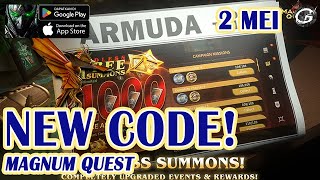 NEW CODE MAGNUM QUEST GIFTCODE & HOW TO REDEEM CODE 2 MEI 2024 - MOBILE GAME (ANDROID/IOS) screenshot 2