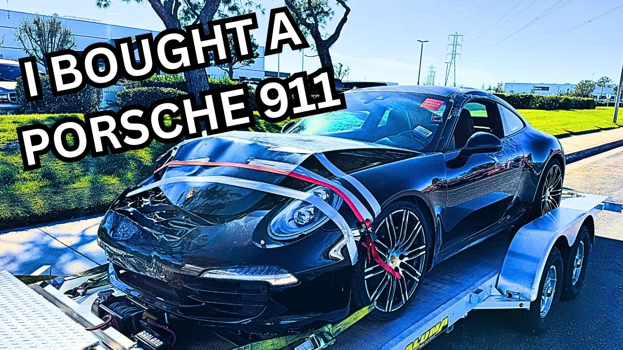 Я купил Porsche 911 (сначала осмотр на аукционе и разборка, чтобы оценить повреждения).