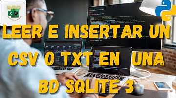 COMO LEER archivos CSV o TXT e INSERTARLOS en una BASE de DATOS en PYTHON con JUPYTER NOTEBOOK