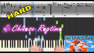 Bernard Rabaud - Chinese Ragtime | Sheet Music & Synthesia Piano Tutorial