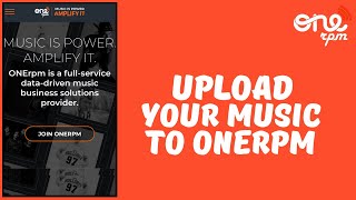 How to Upload Music to Onerpm For Release | Easy