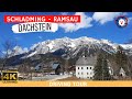 Dachstein austria  driving  schladming to ramsau  amazing panoramic dachstein views 4k