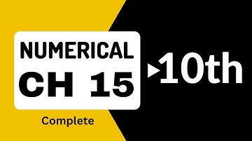 Numerical Ch 15 Class 10 Physics | Step-by-Step Solutions