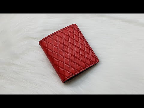 [가죽공예]반지갑Ver2.0 만들기 / [Leather craft]making a Bifold wallet Ver2.0