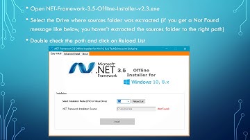 Install Net Framework 3.5 Offline on Windows 10 without DVD/USB/ISO