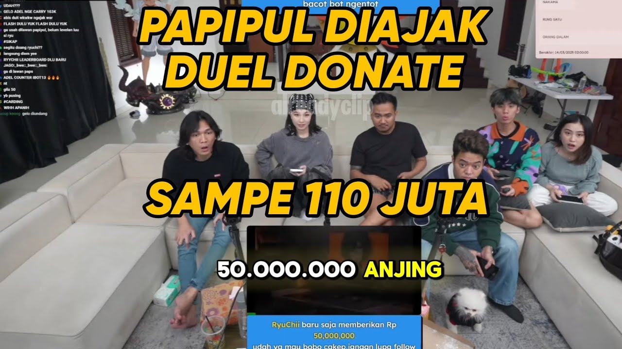 PAPIPUL DIAJAK DUEL DONATE SAMPE 110 JUTA DI MARAPTHON YB @ybrap #marapthon2 #yb #aaaclan