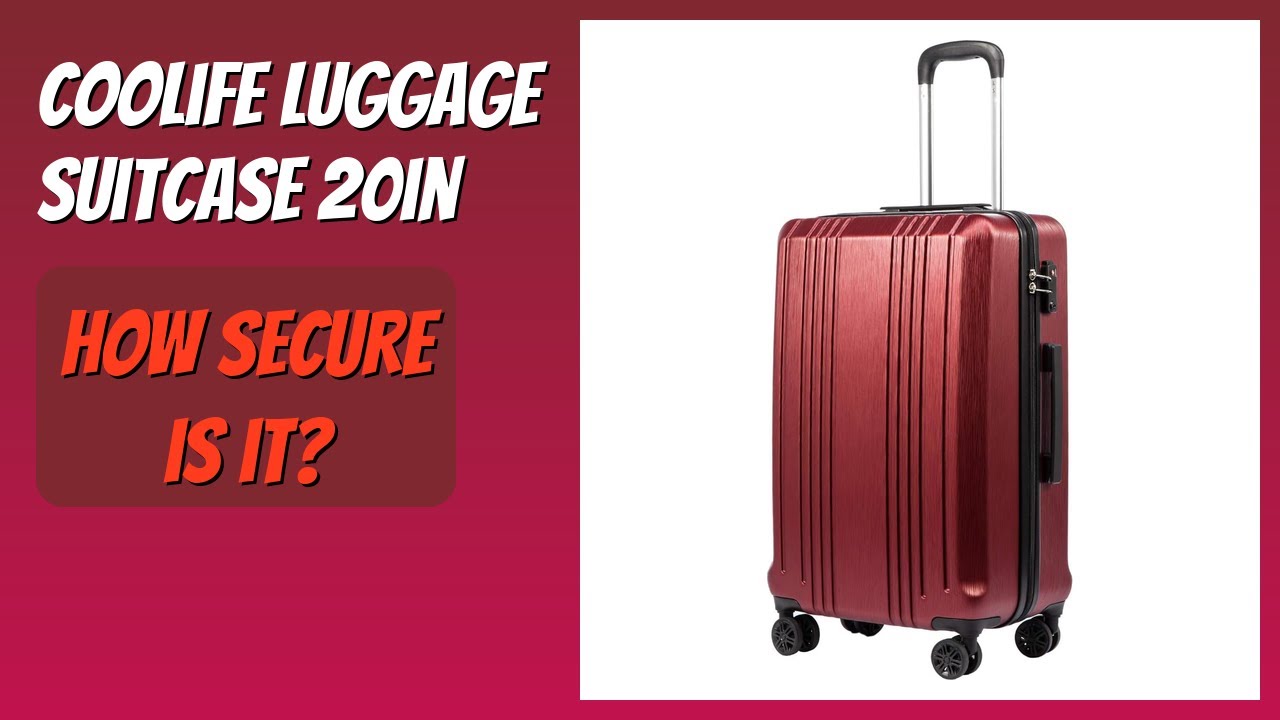 REVIEW (2026): Coolife Luggage Suitcase 20in. Features