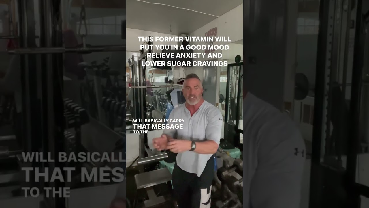 THIS FORMER VITAMIN WILL PUT YOU IN A GOOD MOOD RELIEVE ANXIETY AND LOWER SUGAR CRAVINGS