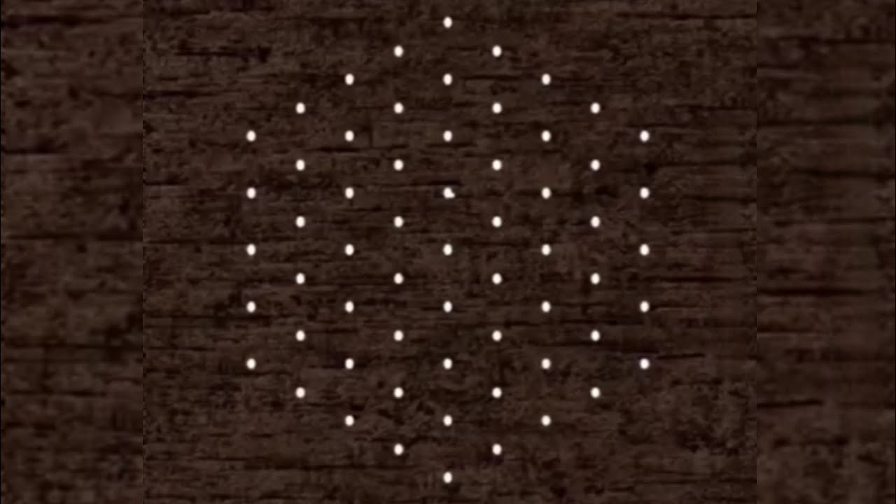 9*5 Simple Design Rangoli/Flower Rangoli/Chukkala Muggulu/Beautiful Kolam/Latest New Year Rangoli🌹🌺