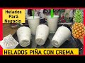 HELADOS DE PIÑA CON CREMA/HELADOS GOURMET/HELADOS PARA NEGOCIO/también tenemos de piña colada