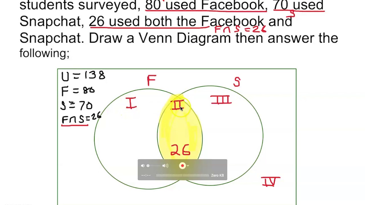 problem solving about sets using venn diagram