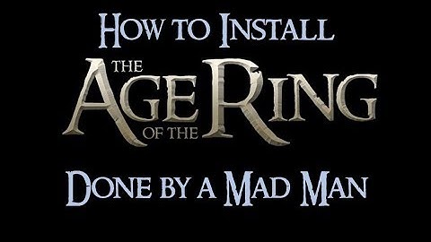 How to Install/Uninstall Age of the Ring Mod (and Patch 2.02)