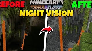 Night Vision Addon For Minecraft PE/1.18 screenshot 3
