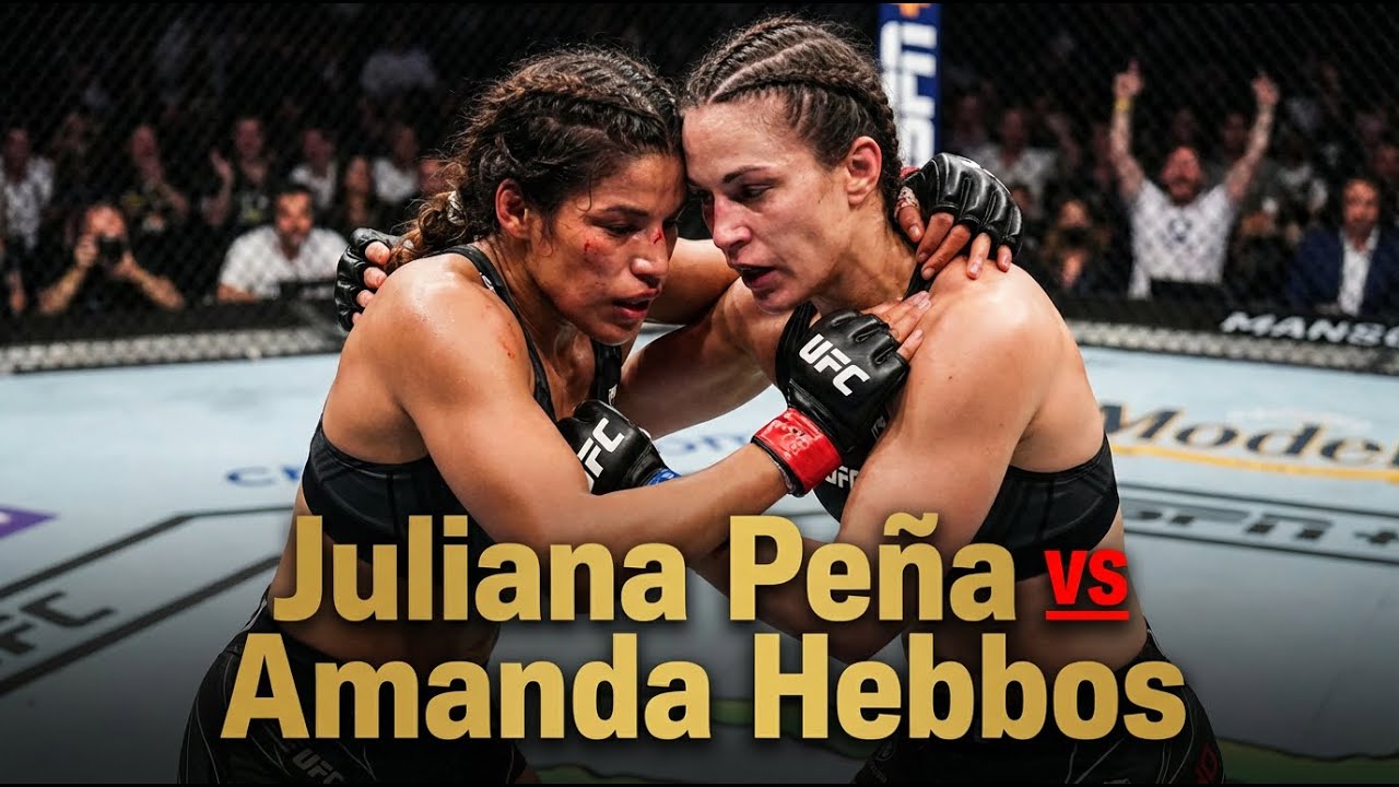 Джулиана Пенья против Аманды Хеббос | Эпический бой за титул чемпионки UFC в легчайшем весе среди...