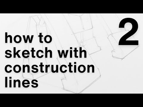 How to sketch with construction lines - part 2