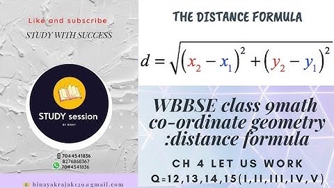 WB class 9 math ch 4 coordinate geometry/let