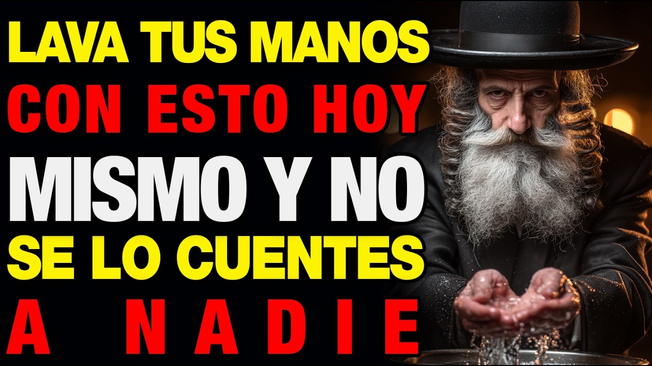 Lava tus MANOS con ESTO HOY y el DINERO empezará a LLEGAR