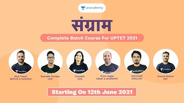 संग्राम: Complete Batch Course for UPTET 2021 Crack UPTET with India