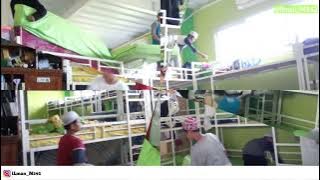 Kegiatan Disaat Membereskan Boarding ( Kamar Tidur ) I Pondok Formal Albahjah 2 Buyut