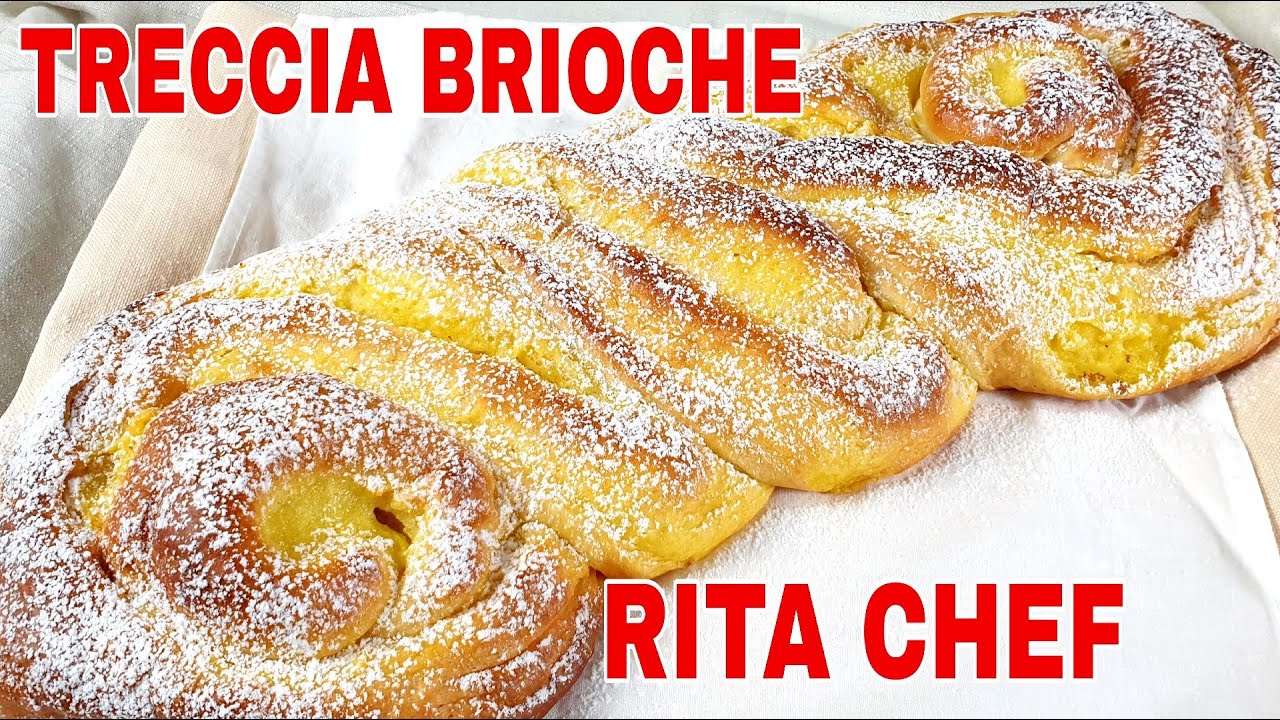 ⭐ПЛЕТЕНЫЙ БРИОШЬ С КРЕМОМ⭐РИТА ШЕФ-ПОВАР | Мягкий и ароматный