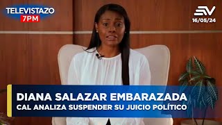 Fiscal Diana Salazar embarazada, Asamblea analizará suspender juicio político | Televistazo #ENVIVO🔴