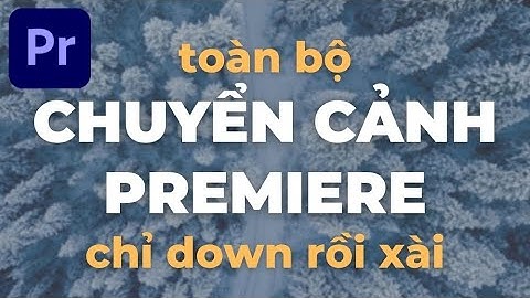 Toàn bộ CHUYỂN CẢNH Premiere Pro 2025