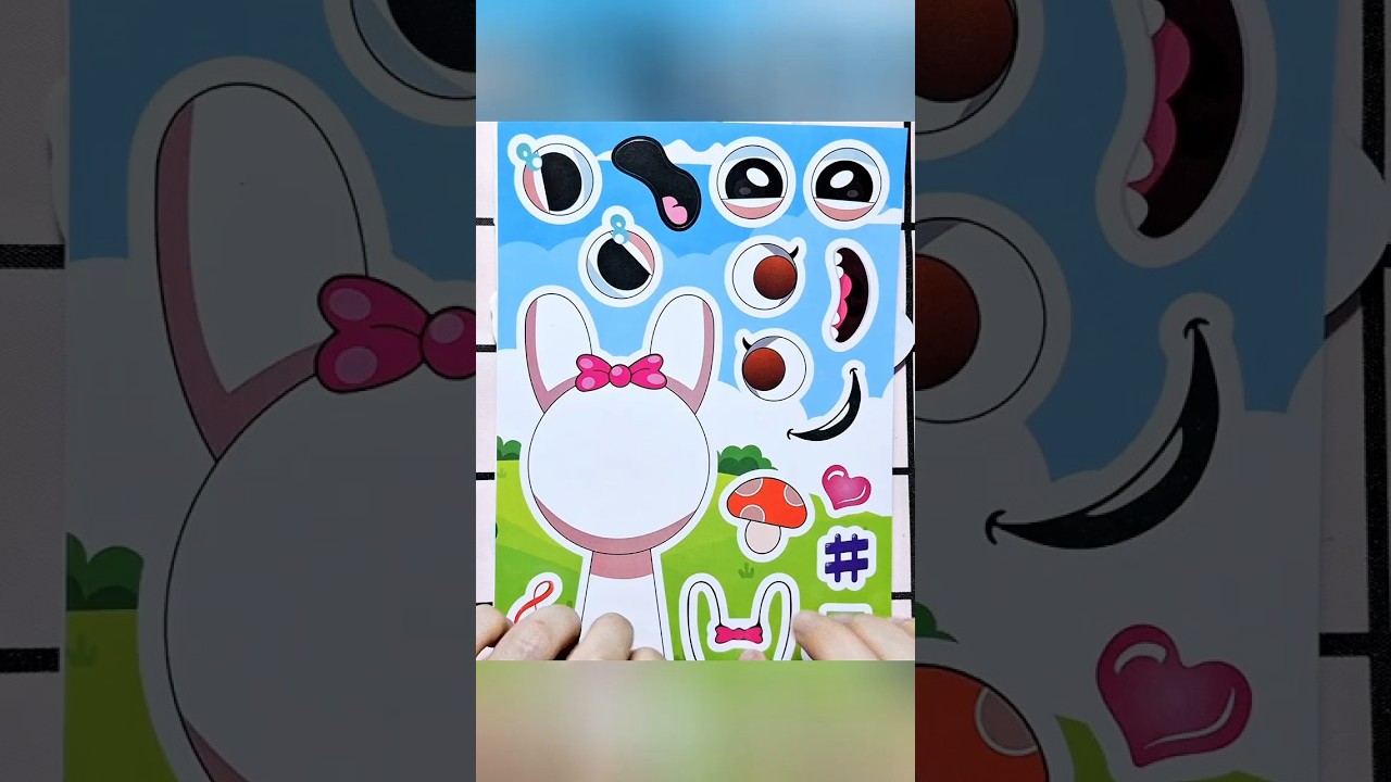 🎧 Incredibox Sprunki Edition 🌟 DIY Sticker Book Fun! 