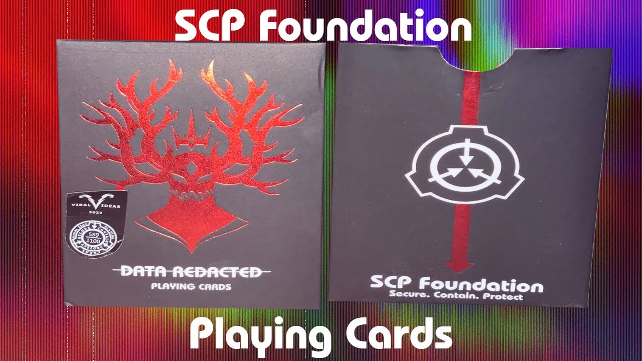 SCP playing cards review (vermillion cards)