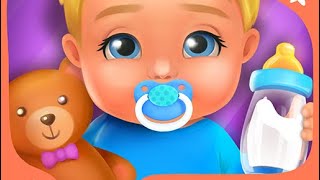 Me playing chic baby 2. Feeding baby Luna & baby Zoey lunch 🍼🥪