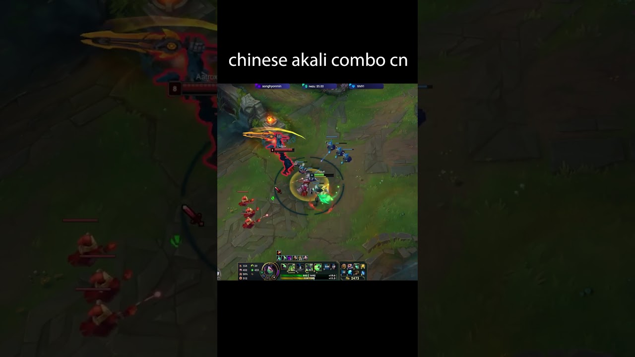 chinese akali combo *cn*  