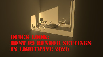 Global Illumination in LightWave 2020 (Quick Look)