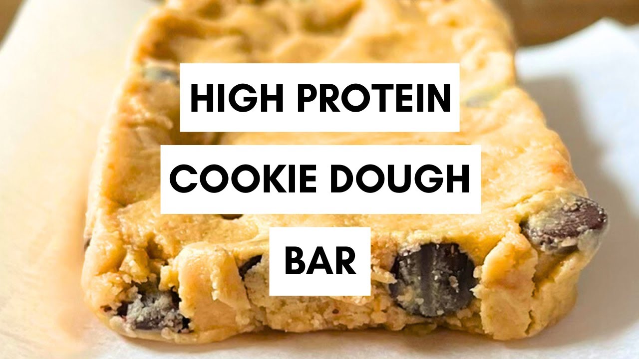 High Protein Cookie Dough Protein Bar | Snack | Low Carb | Keto | Sugar Free | BHU Bar Copycat