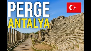 Perge Ancient City 🇹🇷 | Exploring Turkey’s Hidden Roman Ruins!