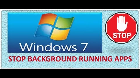 How to check background running application | running apps in windows 7