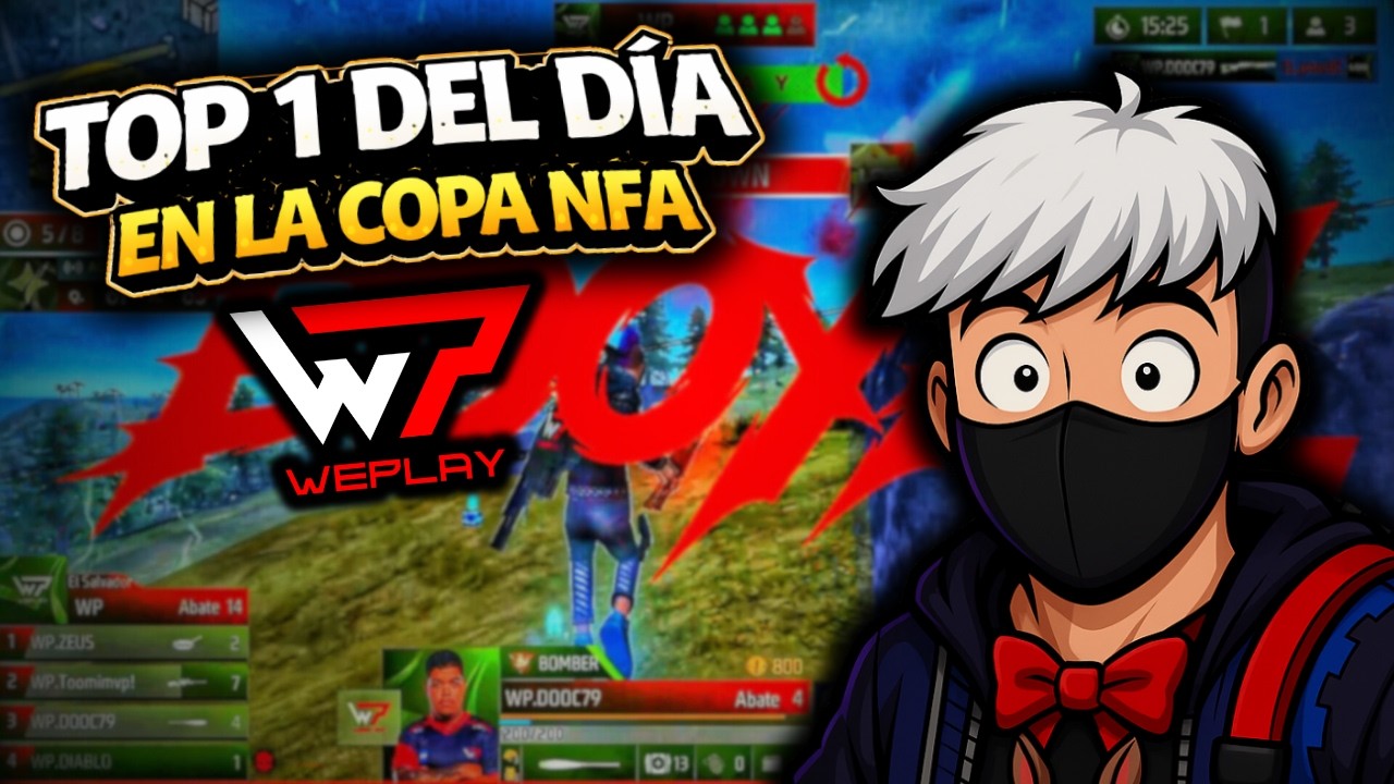ASI ES COMO QUEDAMOS TOP 1 DEL DIA EN LA COPA NFA 🥶🇧🇷  | FREE FIRE ☠️