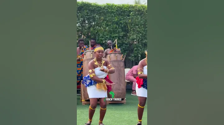 Elegant Ghanaian Ladies Slay the Adowa Dance in Style 🇬🇭💃🔥 #shorts