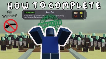 How to complete Pacifist Challenge easily | Roblox Dead Rails