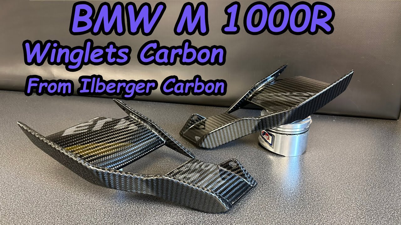 BMW M 1000R Carbon Winglets from Ilberger Carbon - YouTube