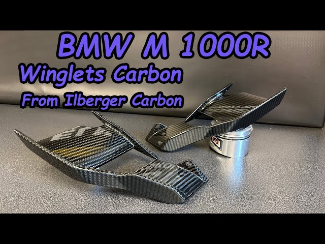 BMW M 1000R Carbon Winglets from Ilberger Carbon - YouTube
