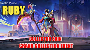 RUBY COLLECTOR PRISMATIC PLUME SKIN | GRAND COLLECTION EVENT | Mobile Legends