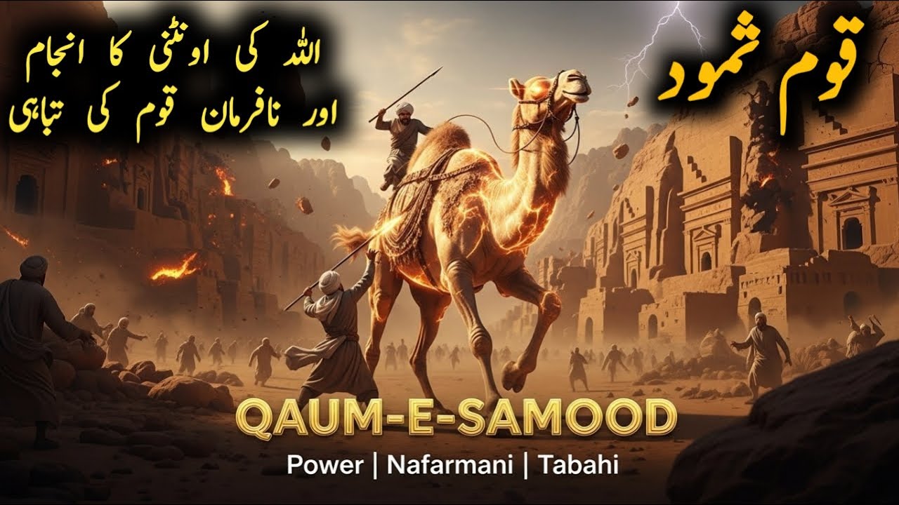 Qaum-e-Samood Ki Tabahi | Allah Ki Oontni Ka Qatal | Azaab-e-Ilahi Ki Haqeeqi Kahani