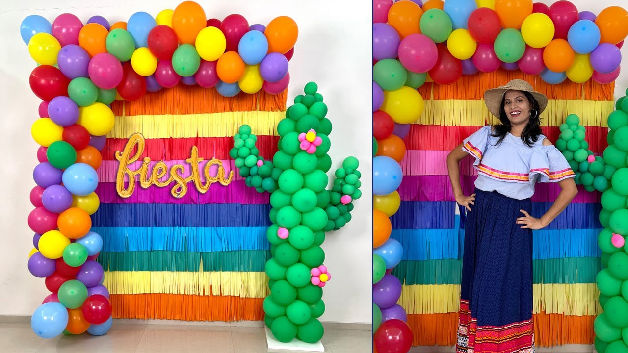 Mexican Fiesta Birthday Party Decor 