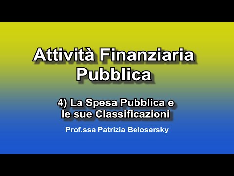 Video: Qual è la maggiore componente di spesa del PIL?