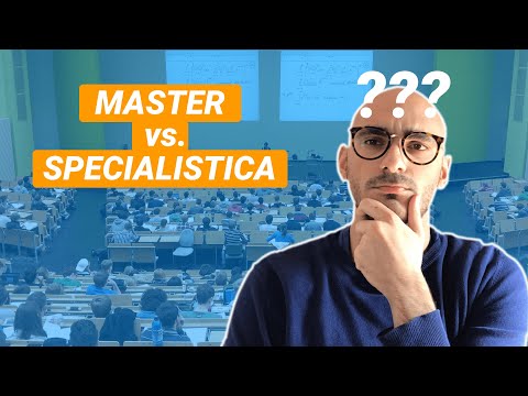 Video: Che Cos'è Un Master E Perché è Necessario