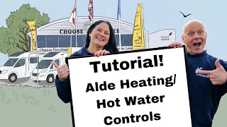 Alde Compact 3030 Heating & Hot Water Controls Explained