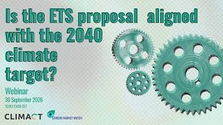 Is the ETS proposal aligned with the 2040 climate target