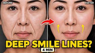 Deep Smile Lines & Sagging Cheeks? 4-min Face Yoga Lift